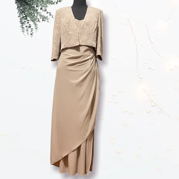 Alex Evenings | Dresses | Alex Evenings Petite Formal Maxi Dress Size 8 |  Poshmark